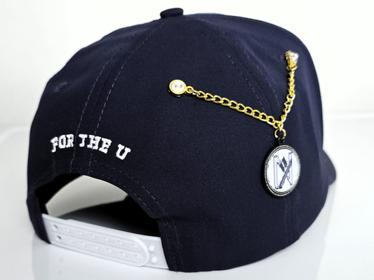 Stainless Steel NYYU Logo Hat Accessory Chain