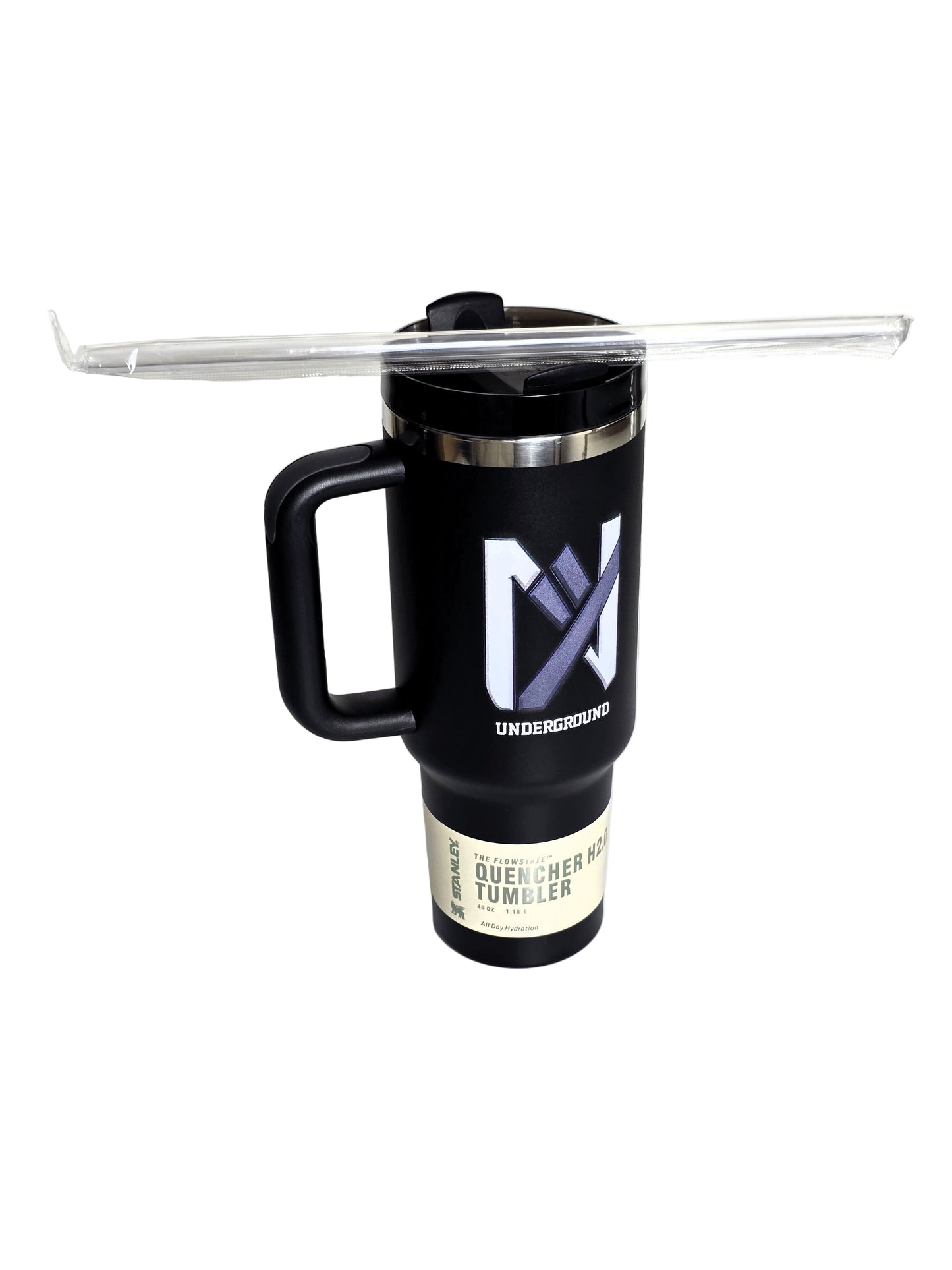 NYYU Custom Stanley Quencher 40oz Tumbler - Matte Black Limited Edition