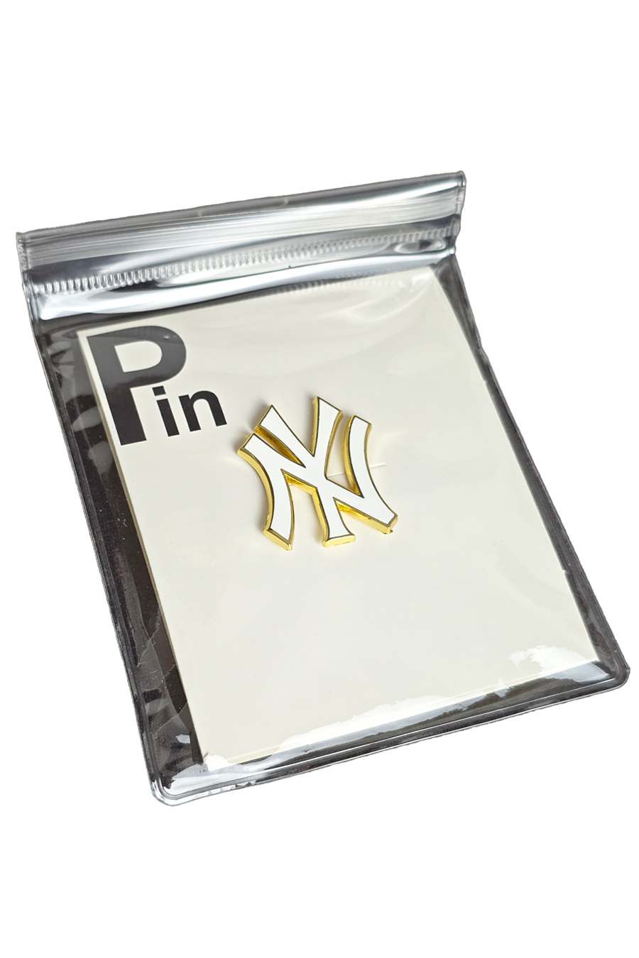 Stainless Steel Interlocking NY Hat Accessory Pin