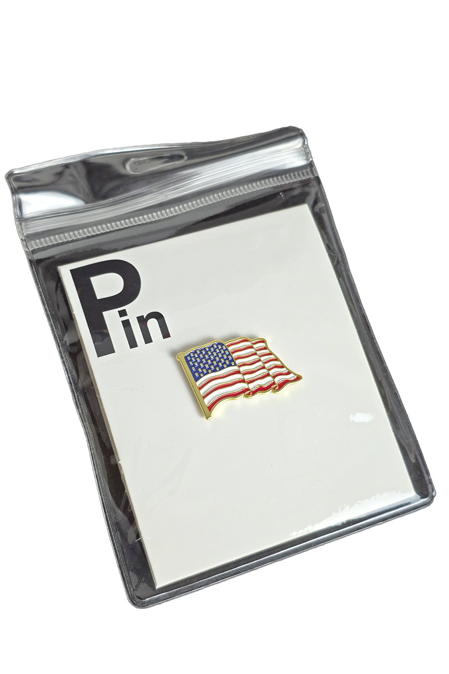 Stainless Steel American Flag Hat Accessory Pin