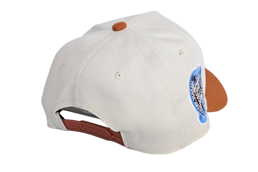 2000 Subway Series Cream/Orange Snapback Hat