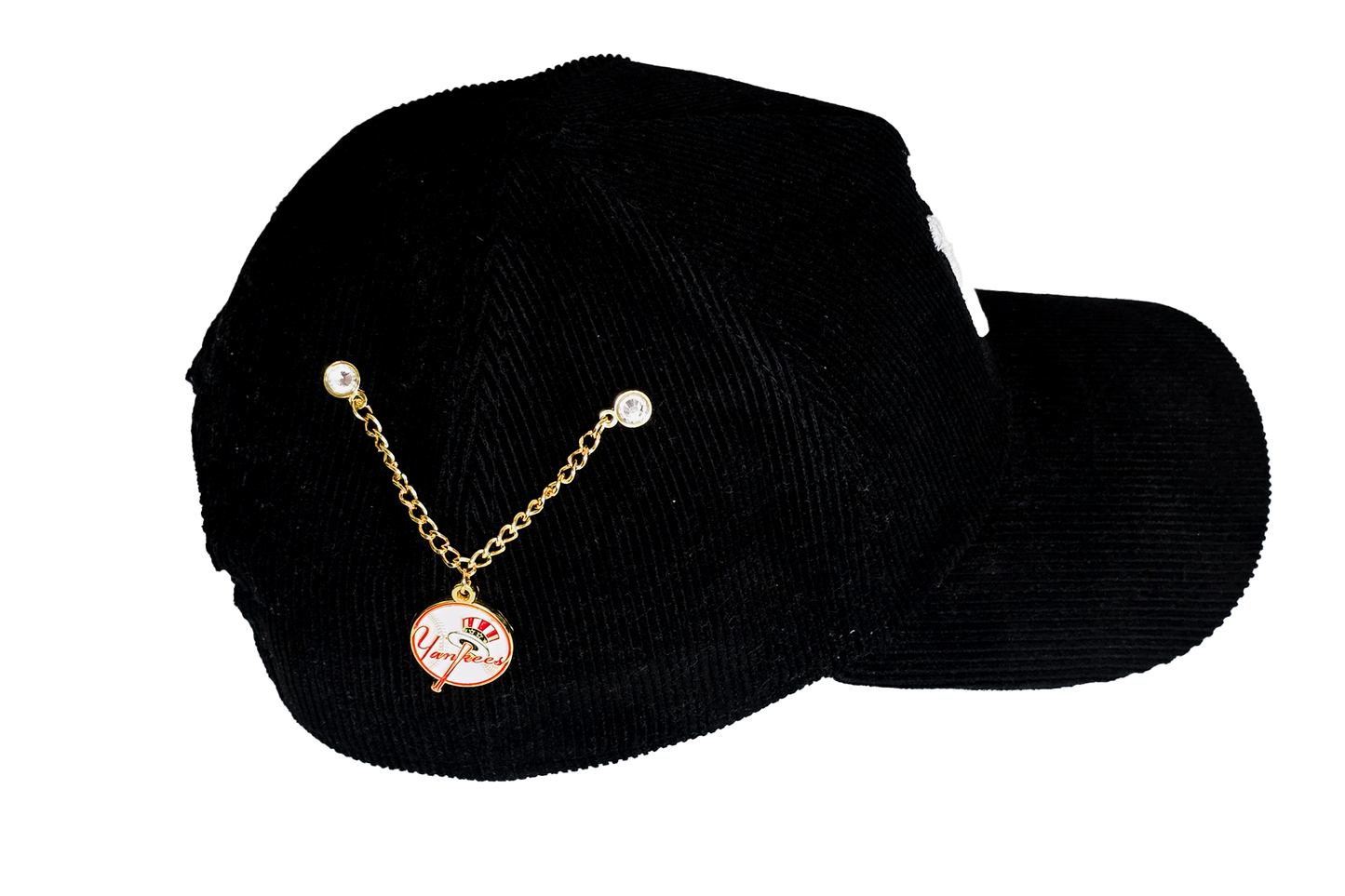 Stainless Steel NY Circle Hat Accessory Chain