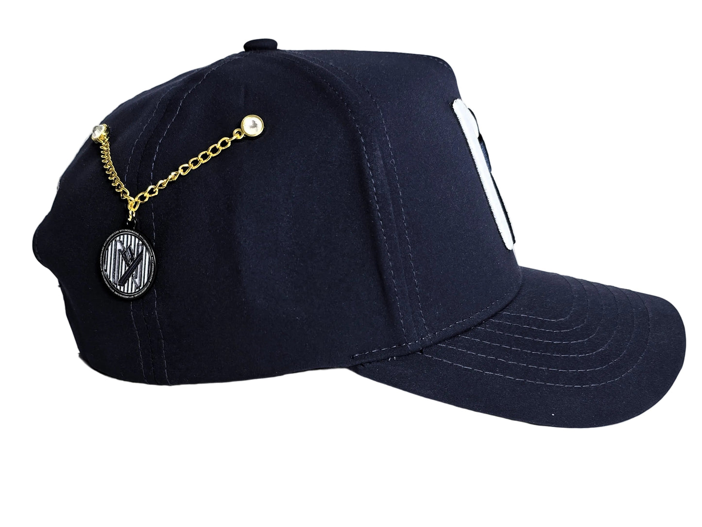 Stainless Steel NYYU Logo Hat Accessory Chain