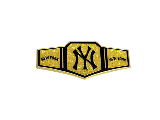 Stainless Steel New York Champion Belt Pin