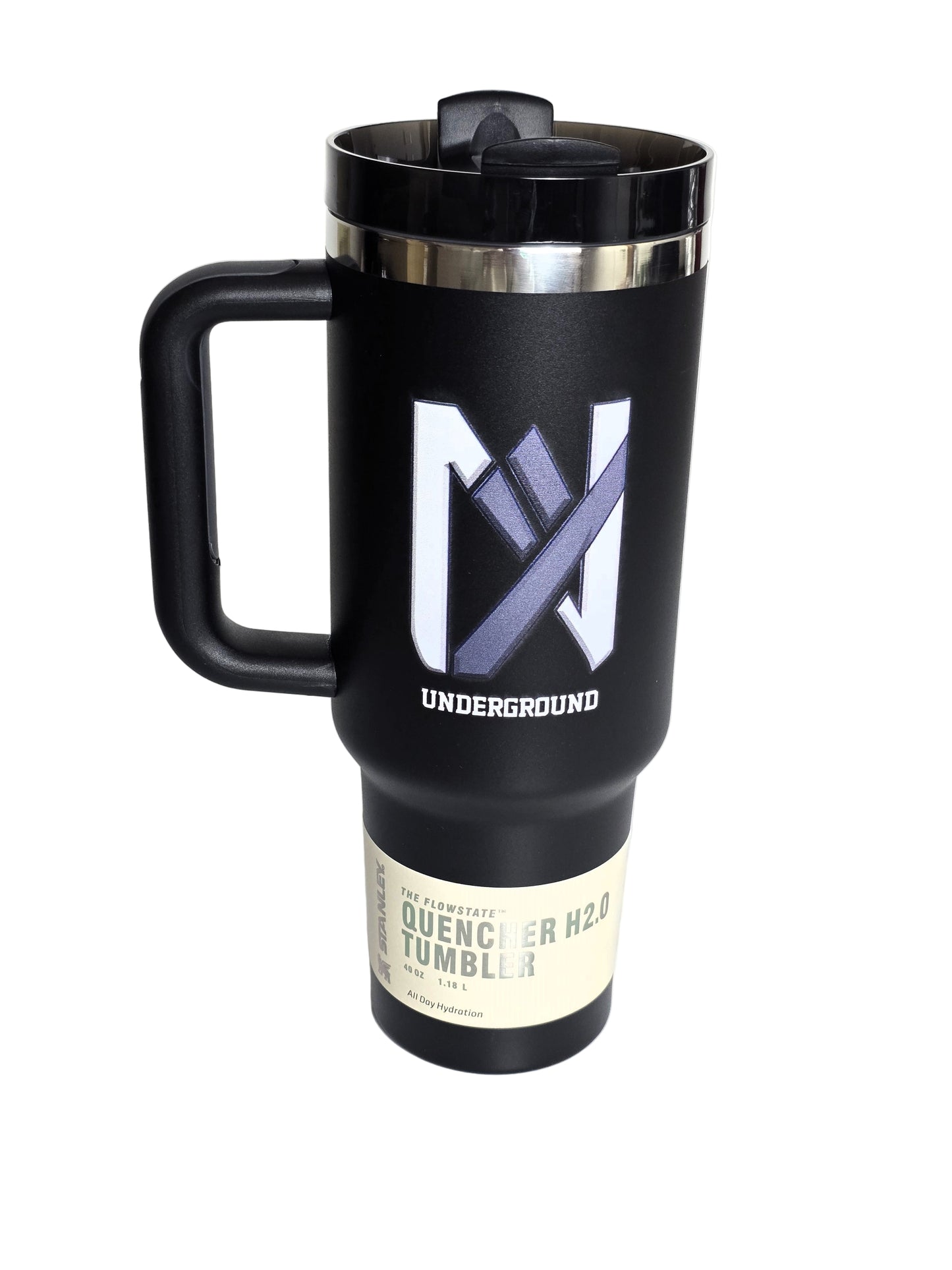 NYYU Custom Stanley Quencher 40oz Tumbler - Matte Black Limited Edition