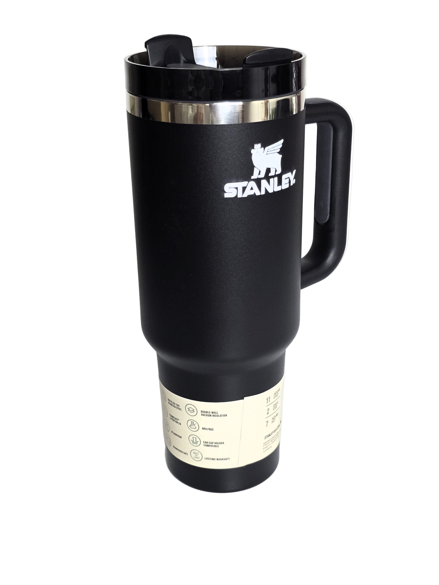 NYYU Custom Stanley Quencher 40oz Tumbler - Matte Black Limited Edition