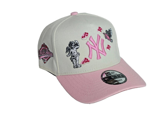 Yankees Custom Pink Cherub Snapback Hat