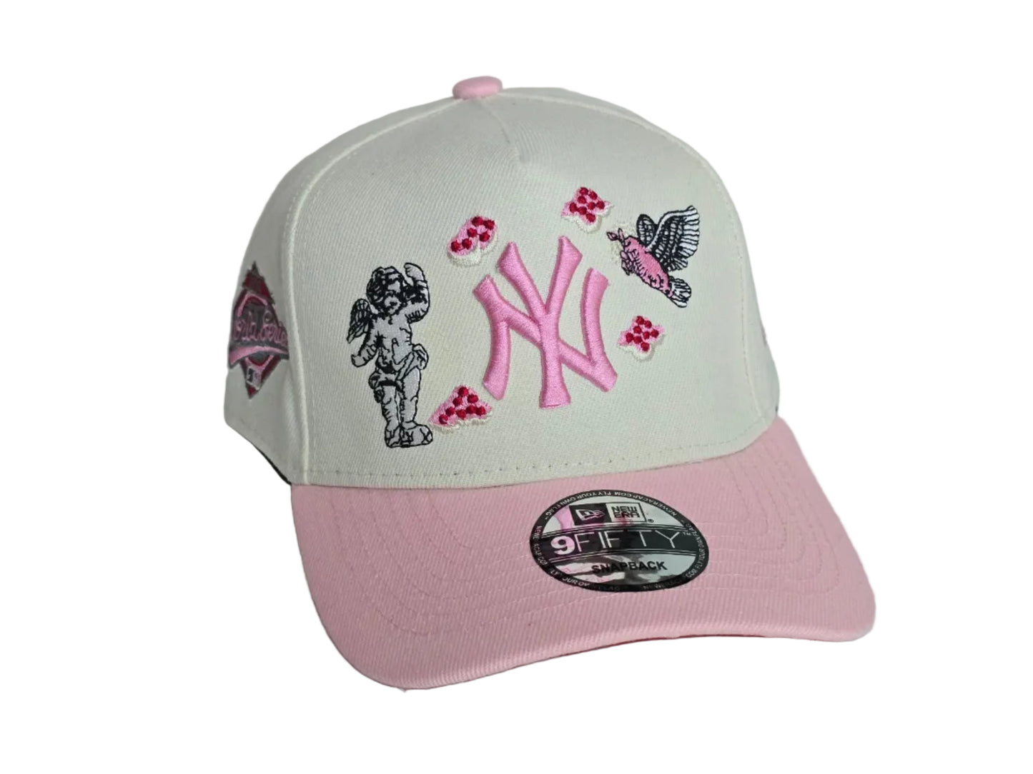 Yankees Custom Pink Cherub Snapback Hat