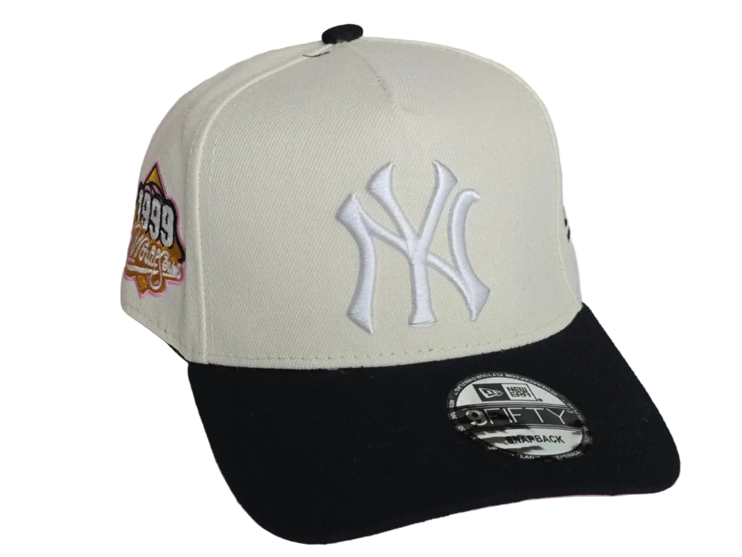 Yankees 1999 Champions Cream/Black Snapback Hat