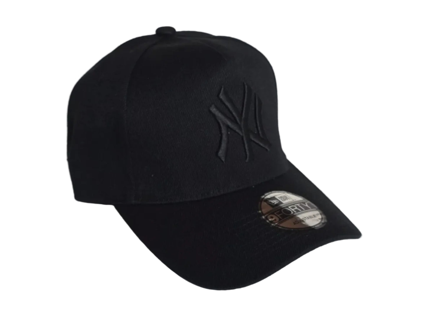 New York Yankees Black-on-Black A-Frame Snapback Hat