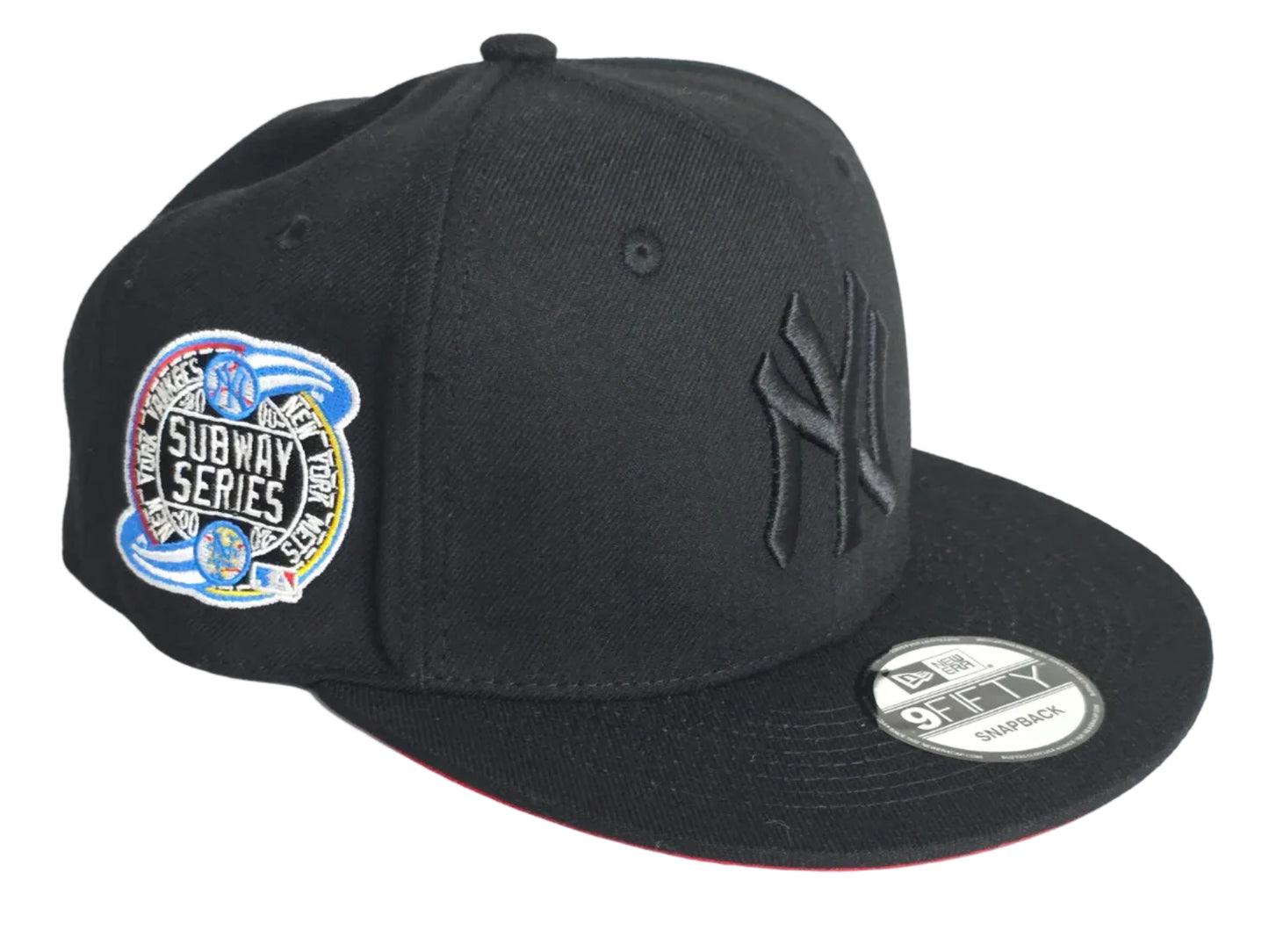 Yankees 2000 Subway Series Black / Red Bottom Snapback Hat