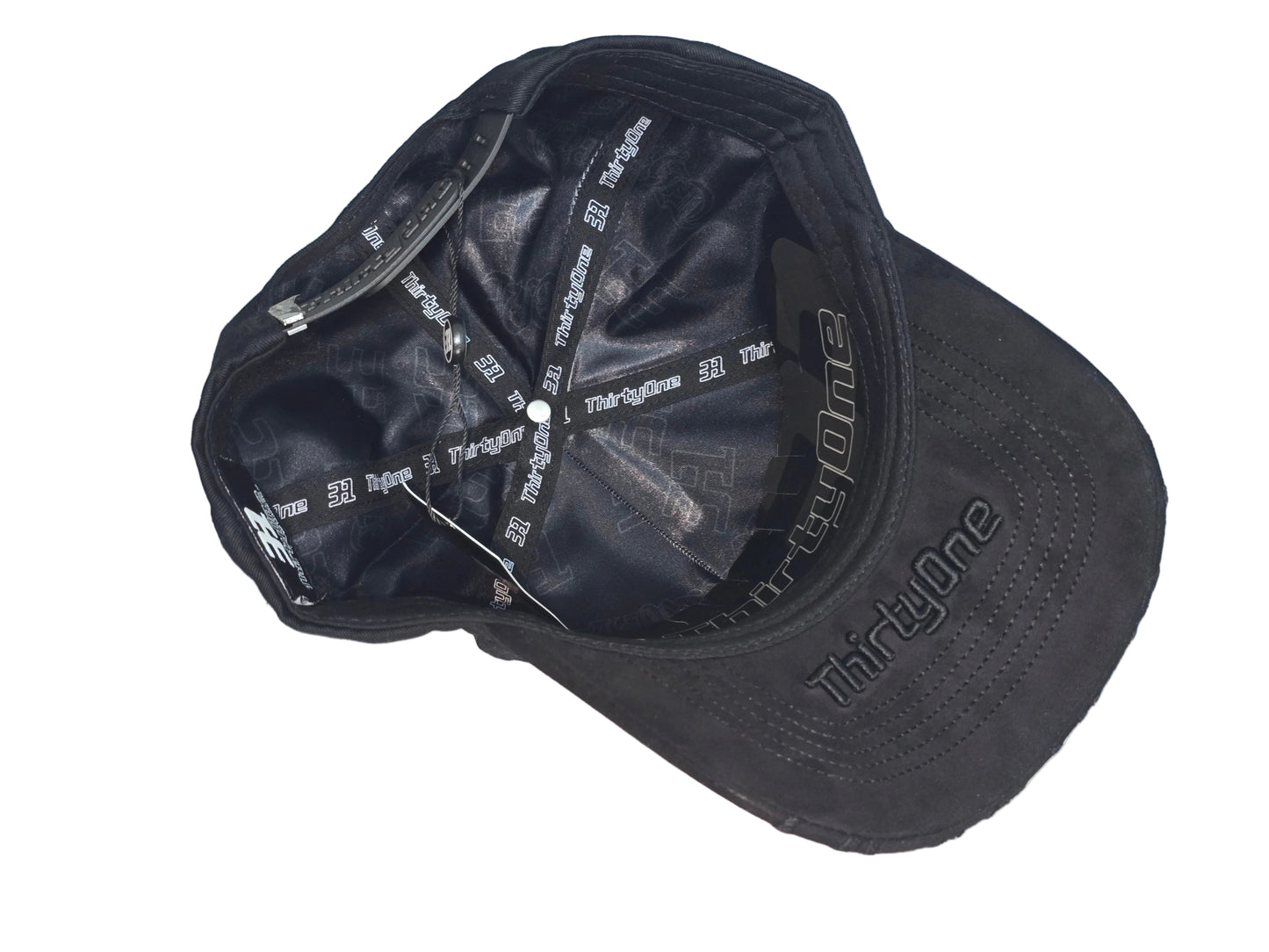 NY Flames Embroidery Suede Brim Snapback Cap