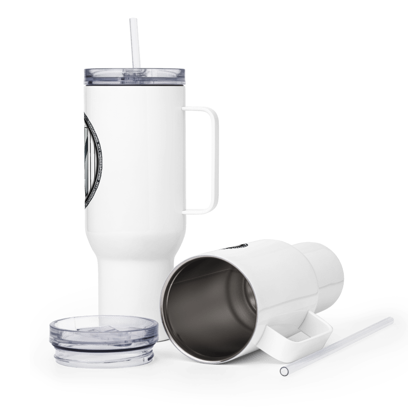 NYYU Logo Custom Quencher 40oz Tumbler - White Out Limited Edition