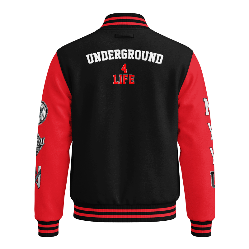 NYY Underground UWO Varsity Jacket | Wolfpack Letterman