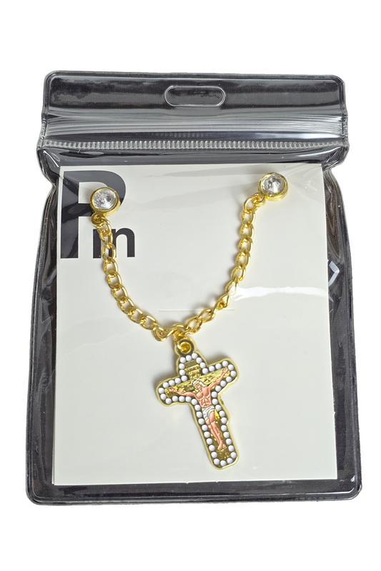 Stainless Steel Jesus Hat Accessory Chain