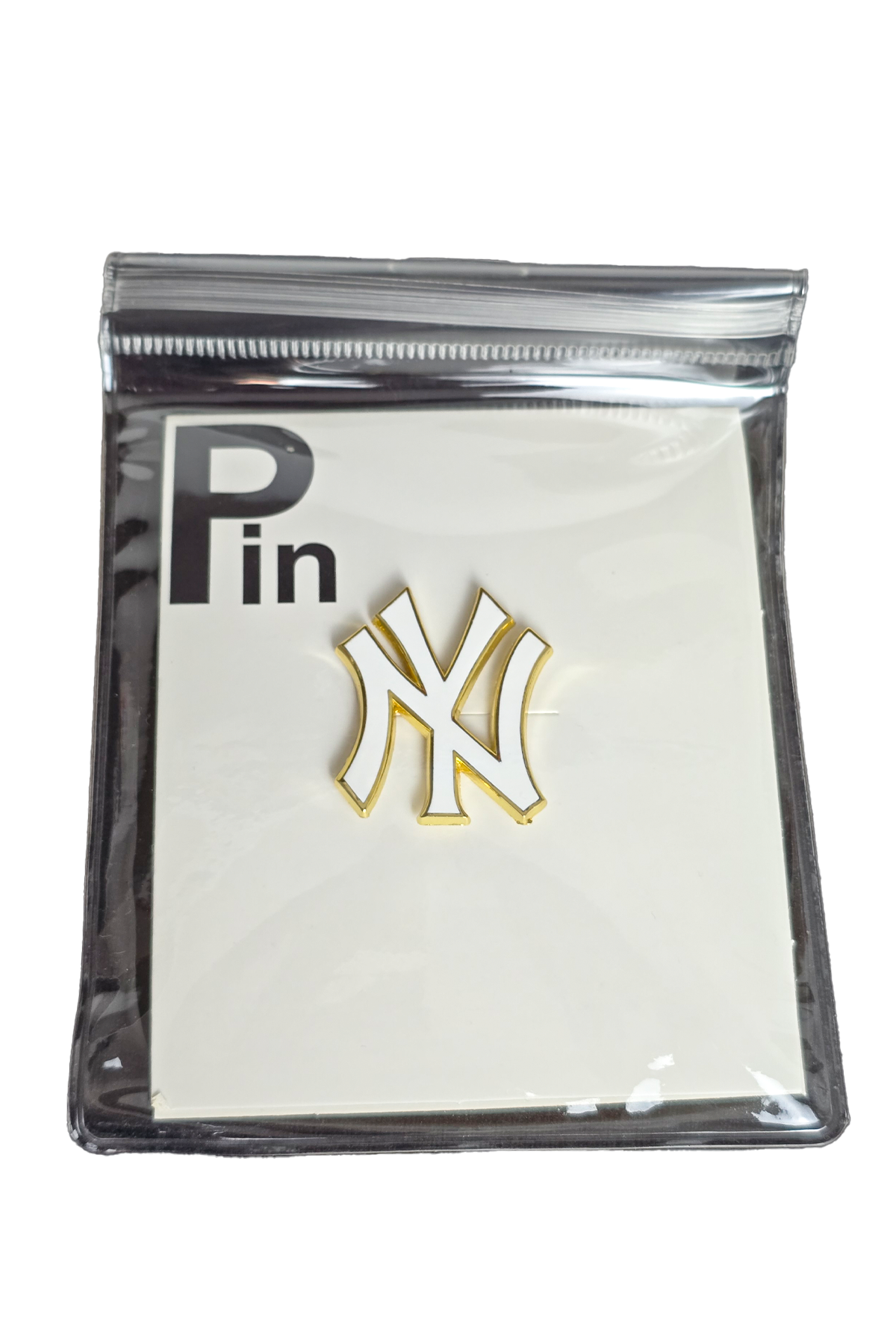 Stainless Steel Interlocking NY Hat Accessory Pin
