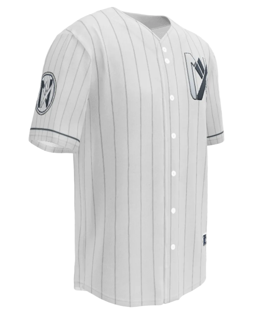 NYYU Gray Pinstripe Jersey