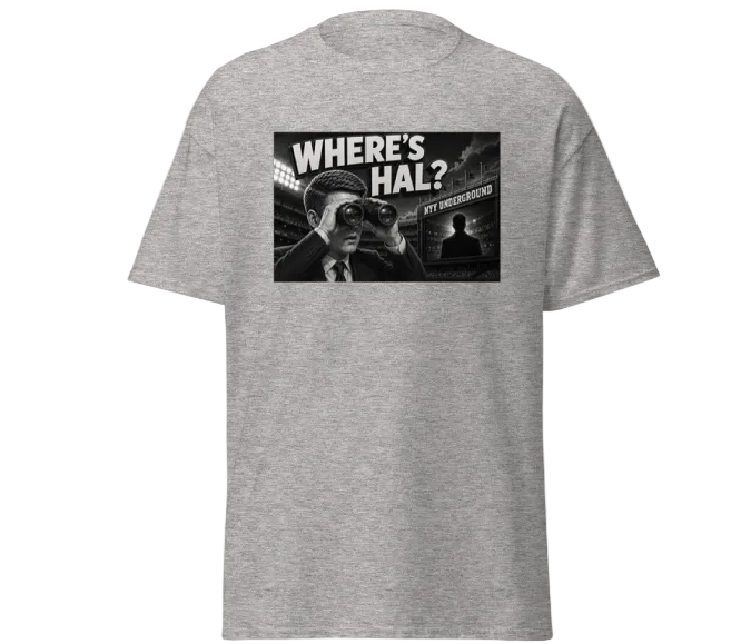 WHERE'S HAL Official NYYU Tee