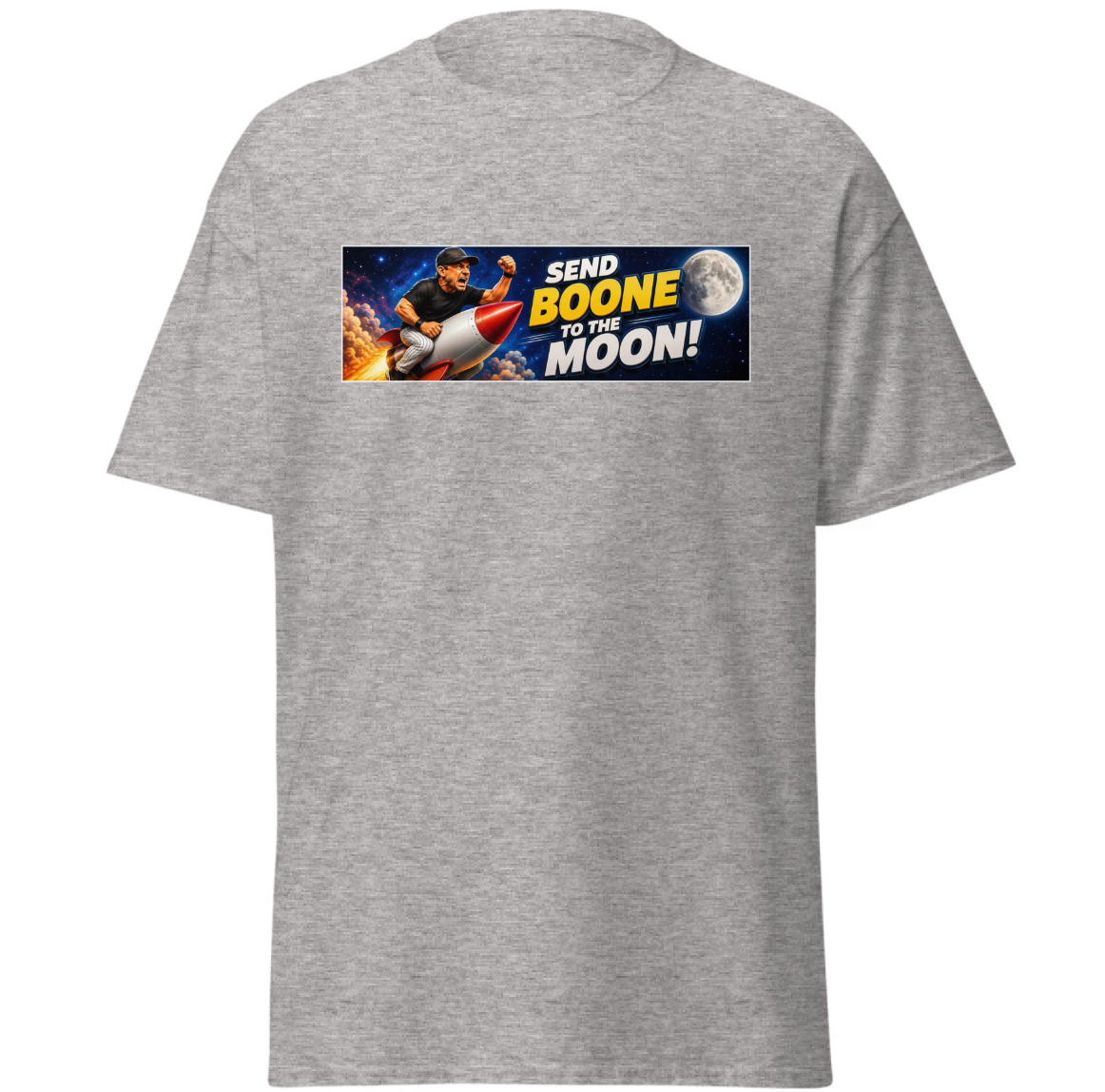 Send BOONE to the MOON Official Tee
