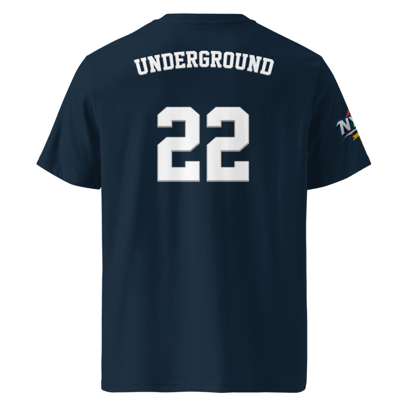 NYY Underground Name & Number Tee - Interlocking Logo