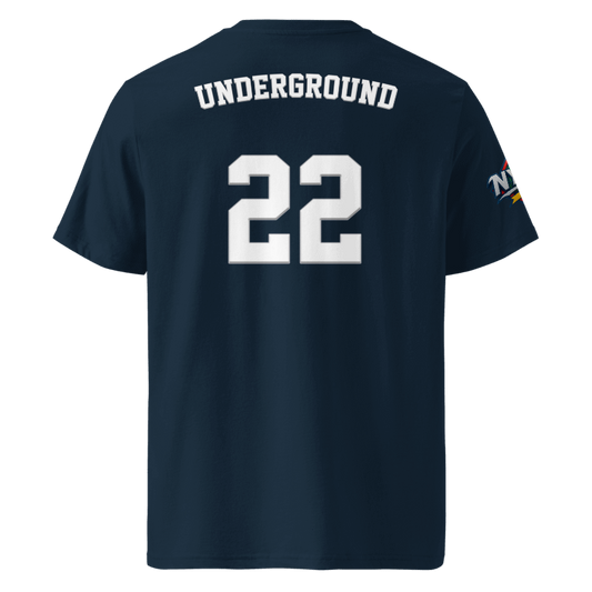 NYY Underground Name & Number Tee - Interlocking Logo