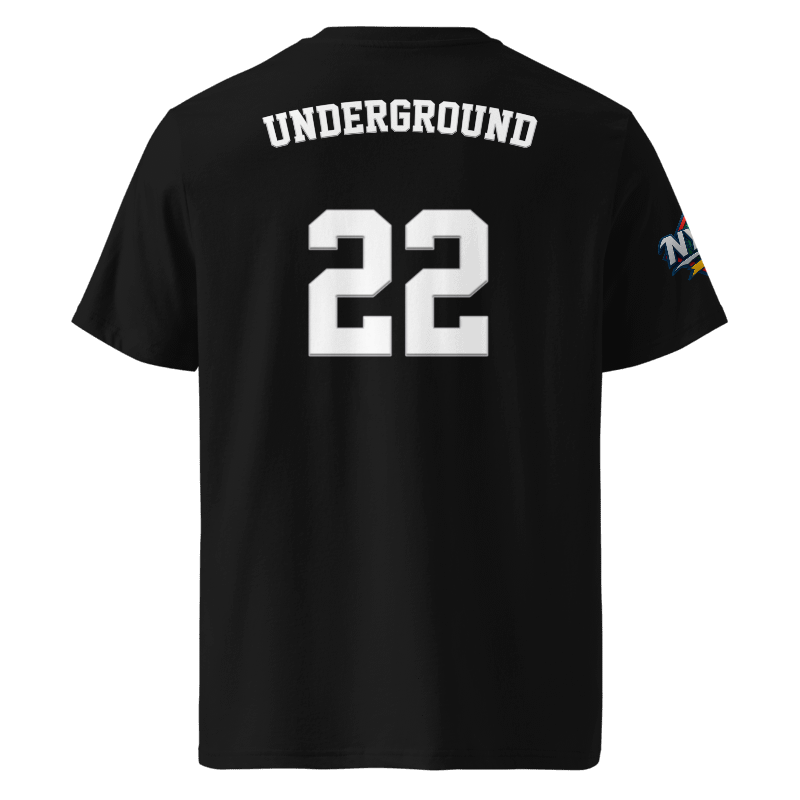 NYY Underground Name & Number Tee - Interlocking Logo