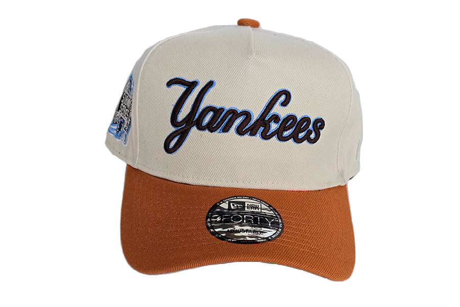 2000 Subway Series Cream/Orange Snapback Hat