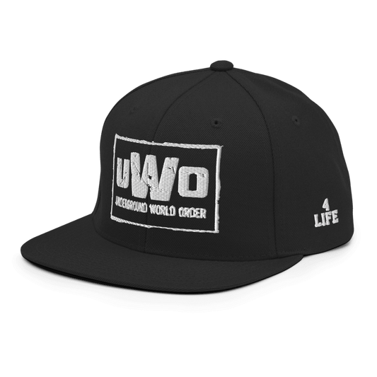 NYYU UWO Black and White Snapback
